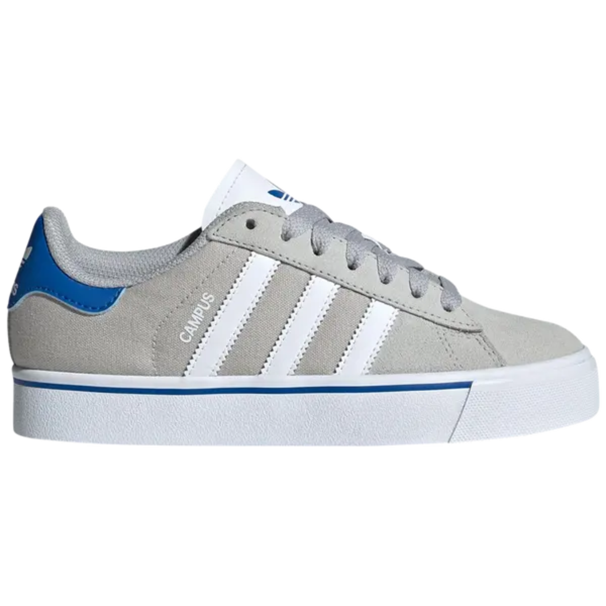Adidas Kids Campus Vulc J 'Grey White Blue' Sneakers, IH8039