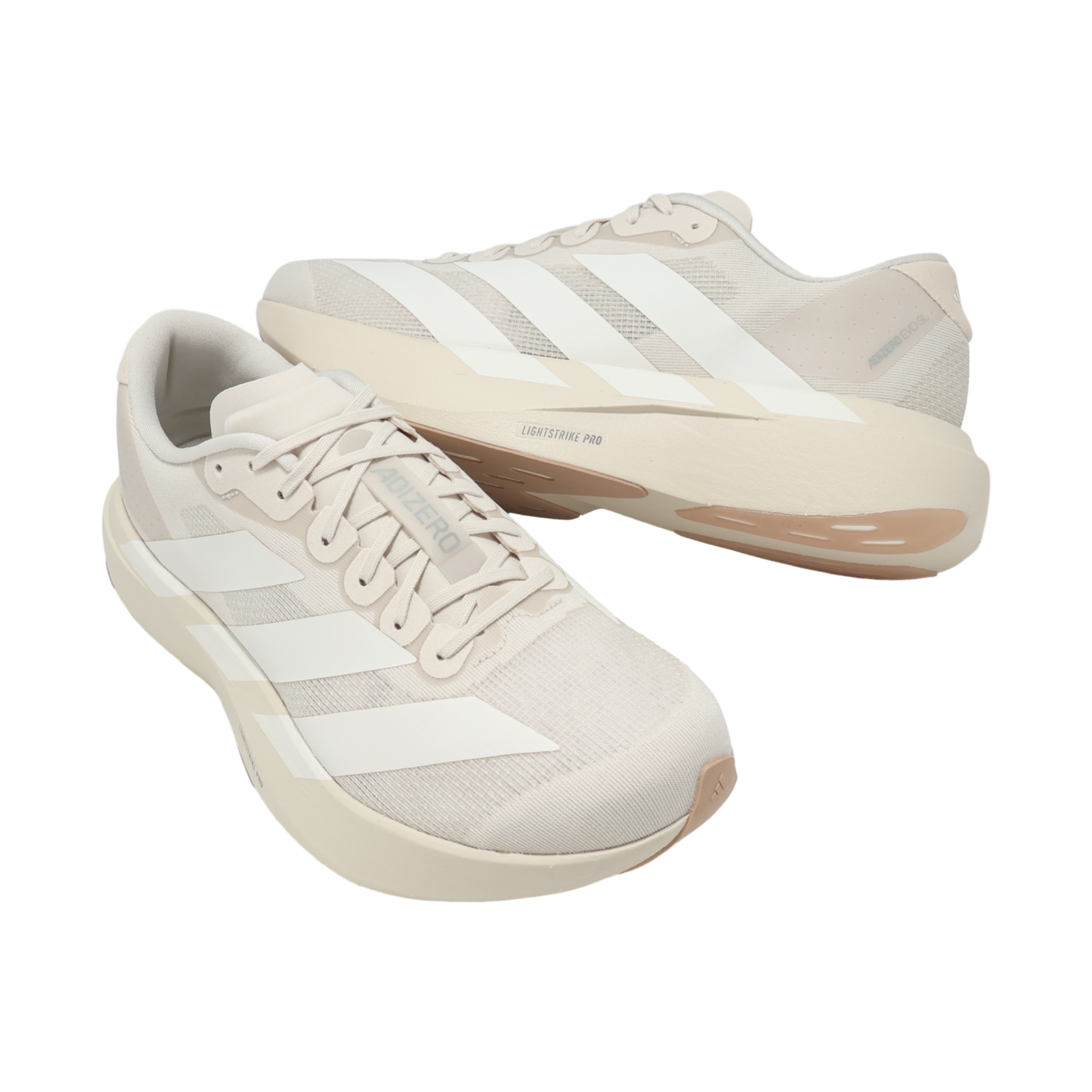 Adidas Men's Alumina/Off White Adidas Adizero Evo SL Sneakers, KI6915