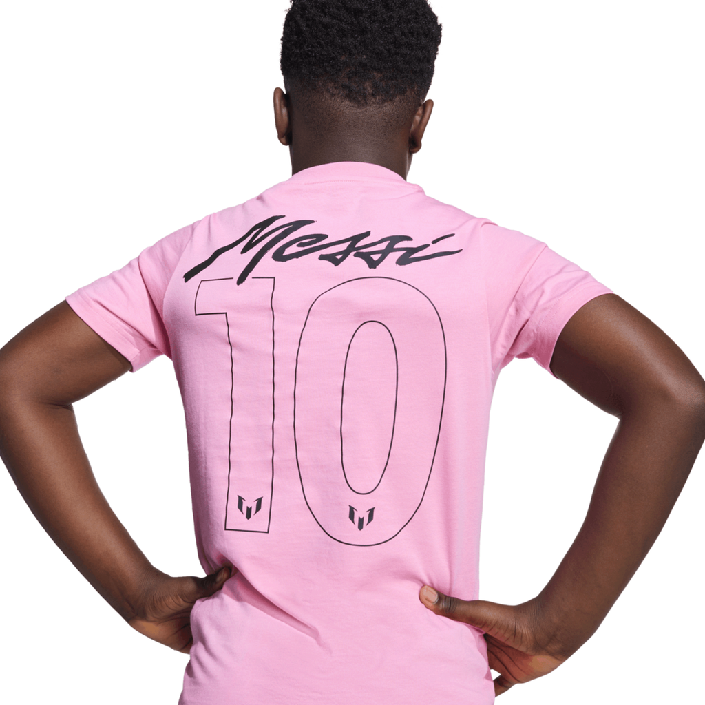 Adidas Kids Pink Messi Shirt, JM8952